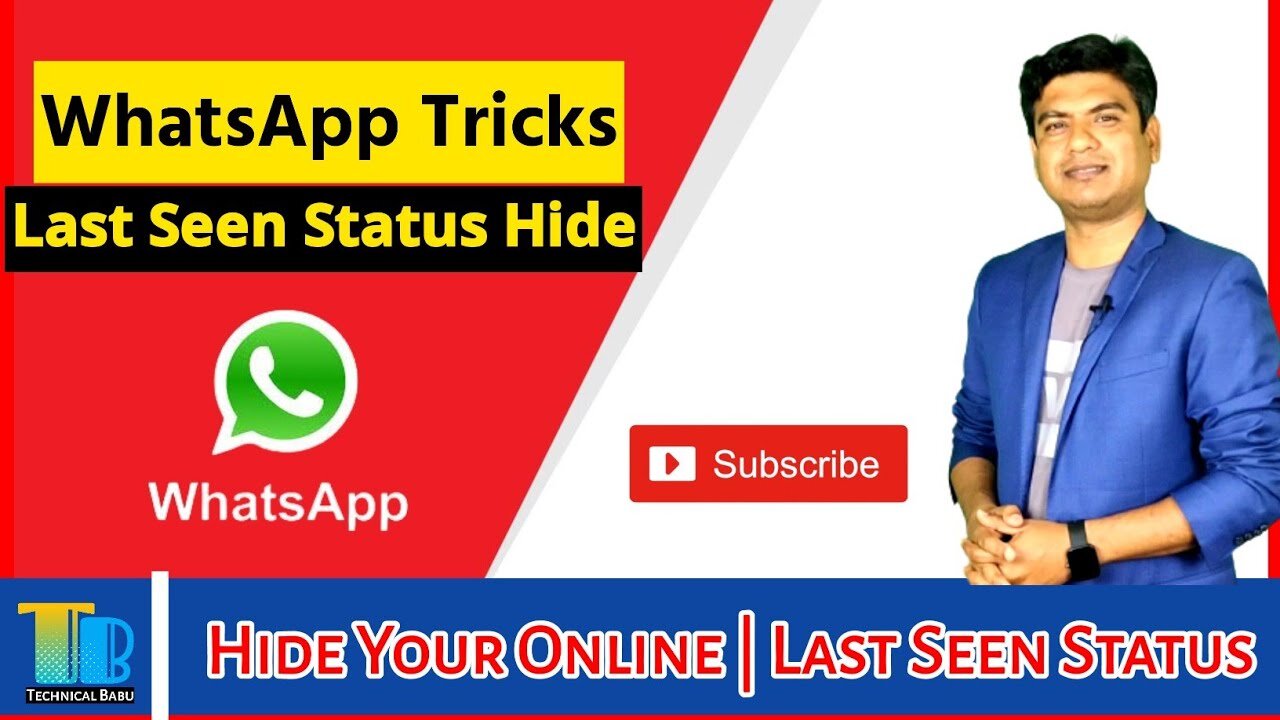 WhatsApp Tricks | Hide Your Online & Last Seen Status