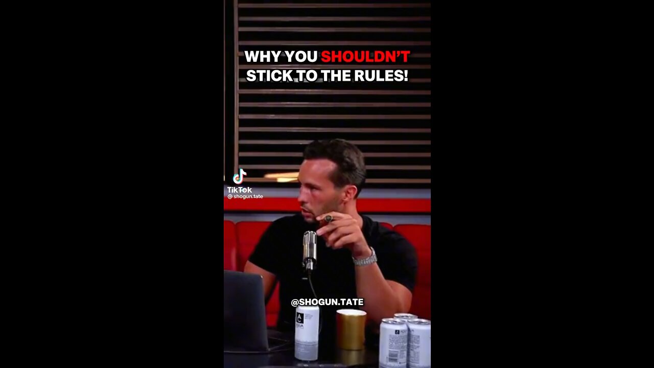 Why you shouldn’t stick to the rules ! Tate Speach