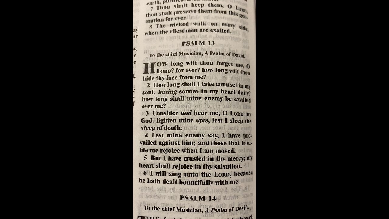 Psalm 13