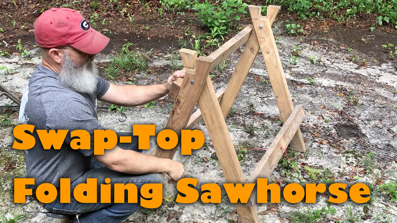 Build a Swap Top Foldable Sawhorse