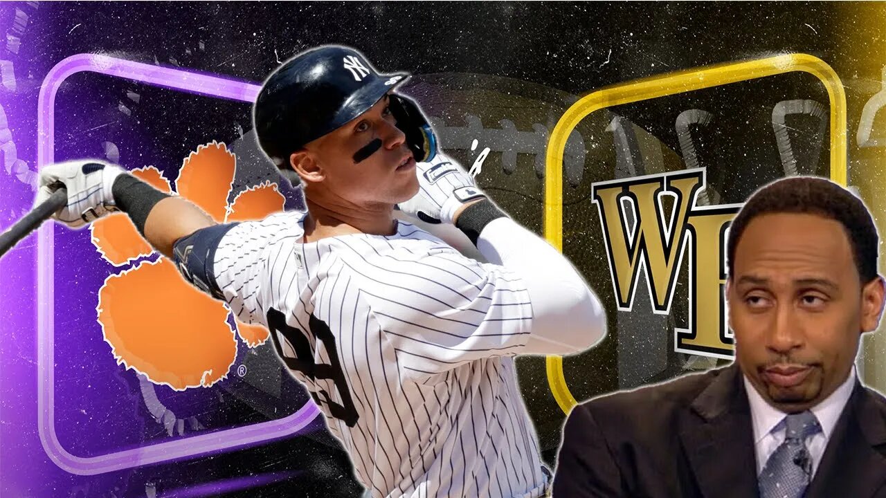 College Football fans RIP ESPN for cutting to Aaron Judge during Clemson vs Wake Forest game!