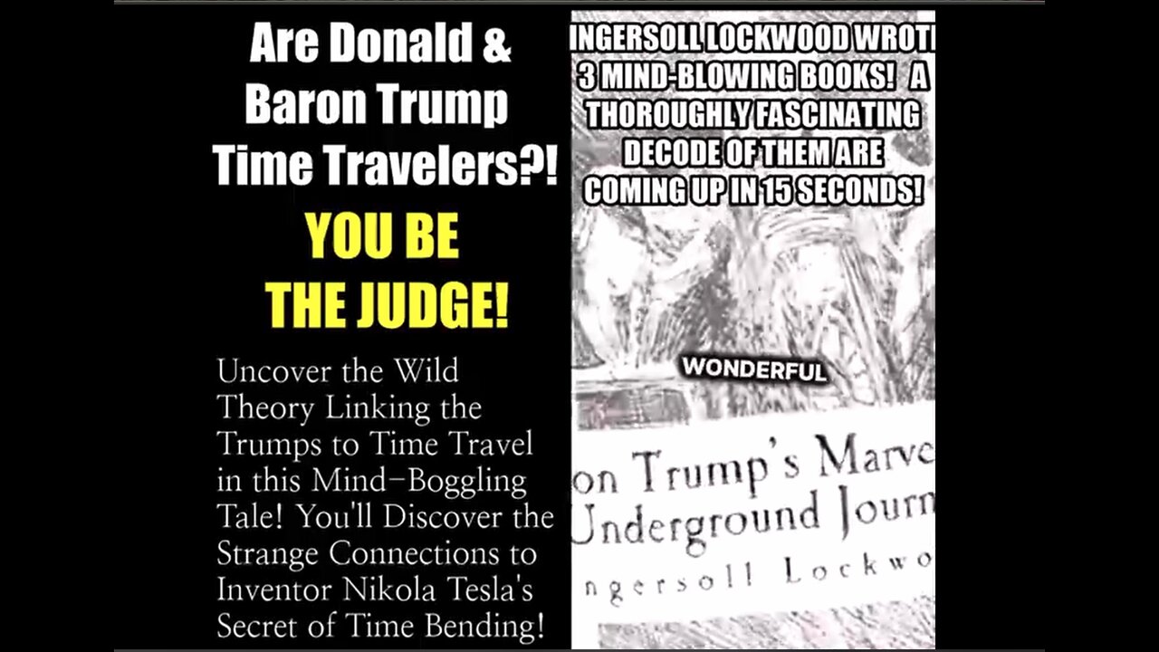 Trump, Tesla, Baron Trump Time Traveler