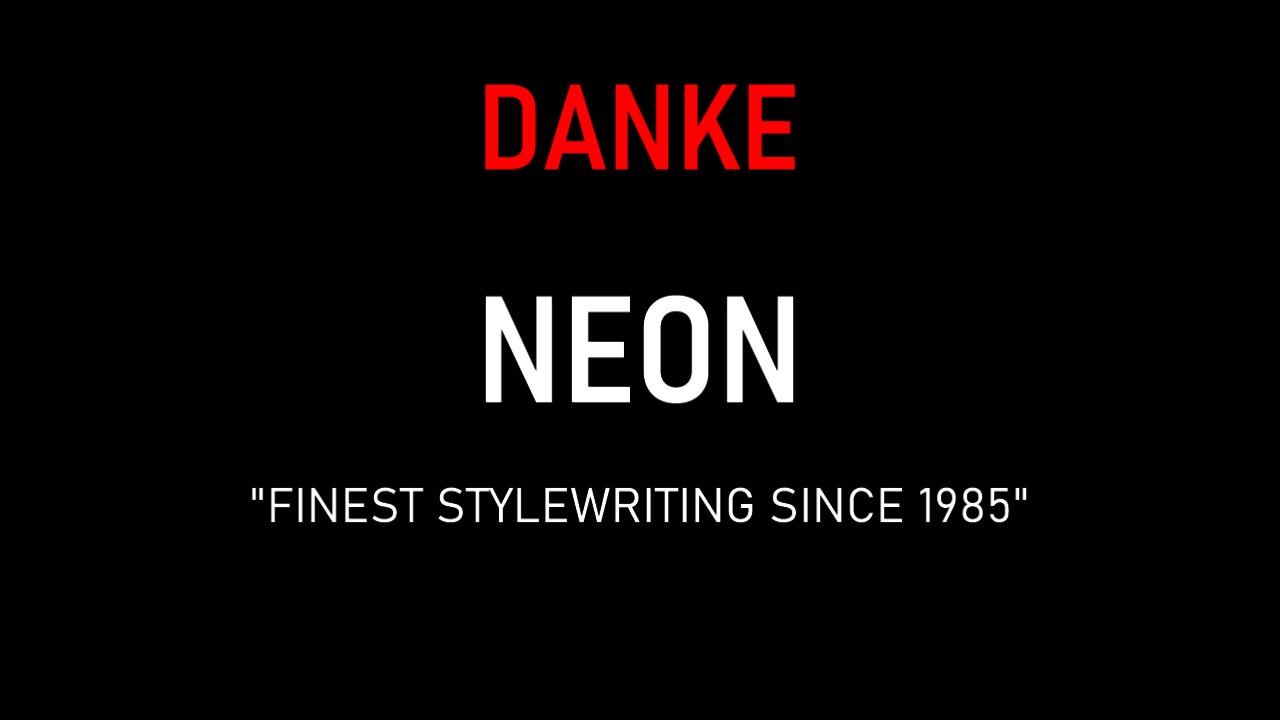 DANKE NEON