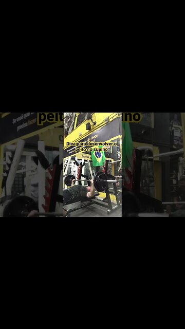 Dica para desenvolver o peito no supino #fitness