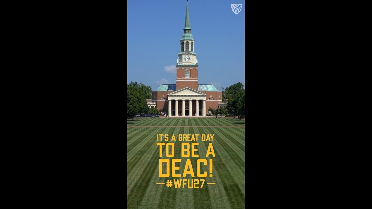 Welcome to Wake Forest, Class of 2027! 🎓 | Your Journey Begins Here