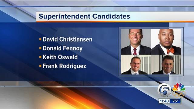 Palm Beach County School District releases names of candidates for superintendent