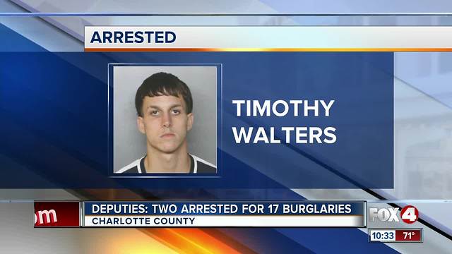 Two Arrested for Burglaries