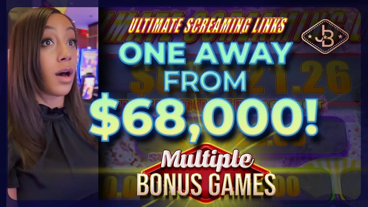 Going For The $68,000 Super Duper Jackpot! 💥 on Ultimate Screaming Links Slot Machine