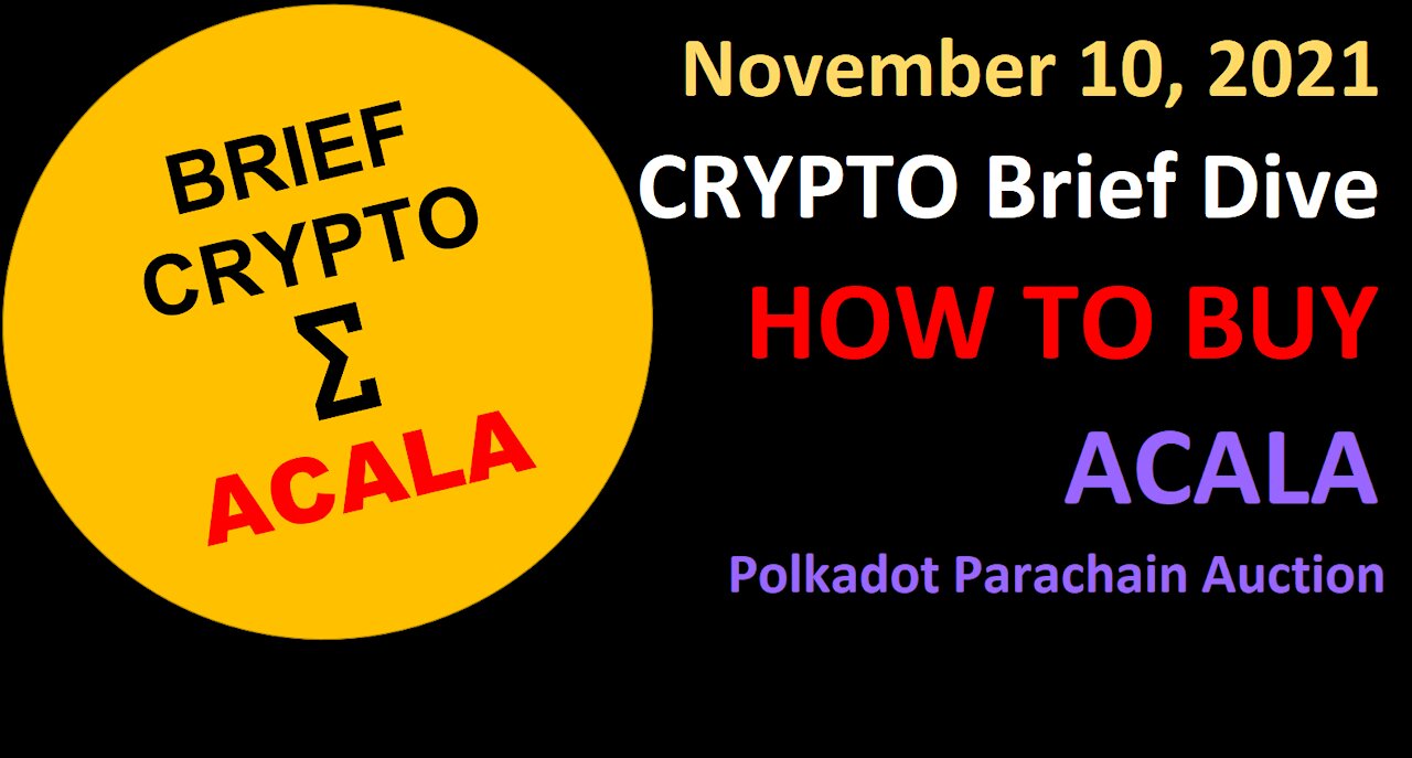 HOW TO BUY ACALA - Polkadot Parachain Auction