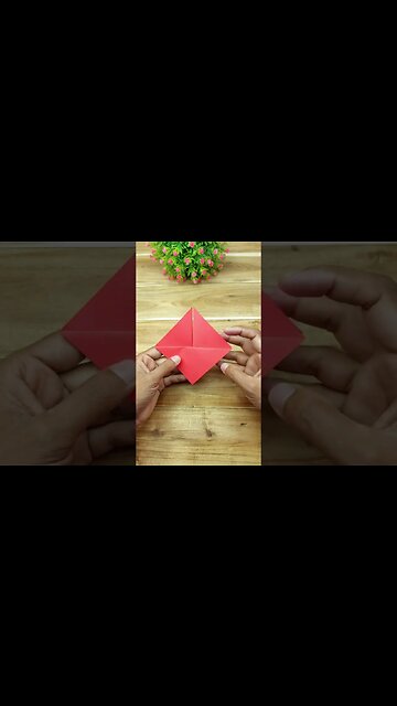 How to Make Paper Heart - Valentine's Day Crafts #shorts