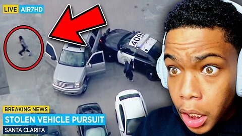 Wild Aggressive Chase Involving 3 Reported Grand Theft Auto Suspects | Tsj Reacts