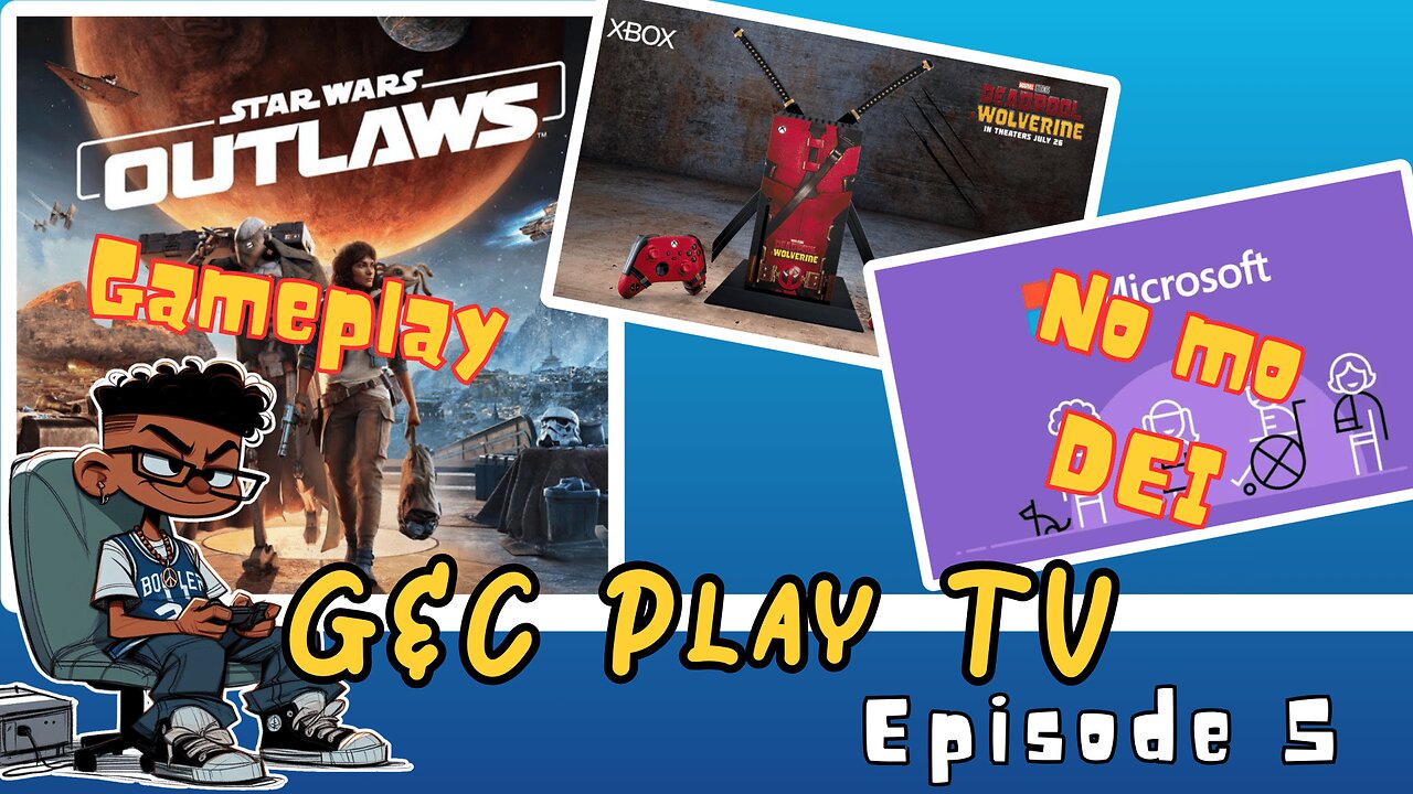 10 min Star wars outlaw gameplay - Deadpool Xbox !? - Microsoft RIP's DEI