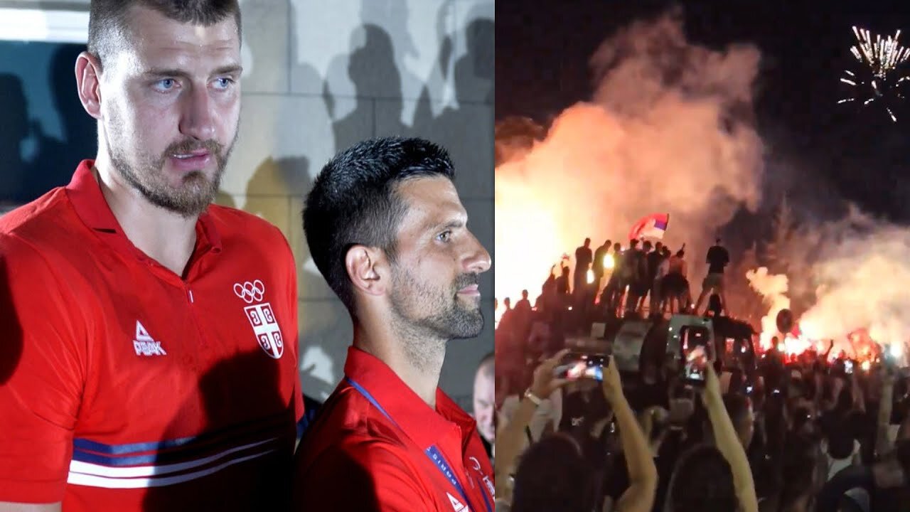 Jokic Welcomed by 100,000 Fans in Serbia after Winn the Bronze