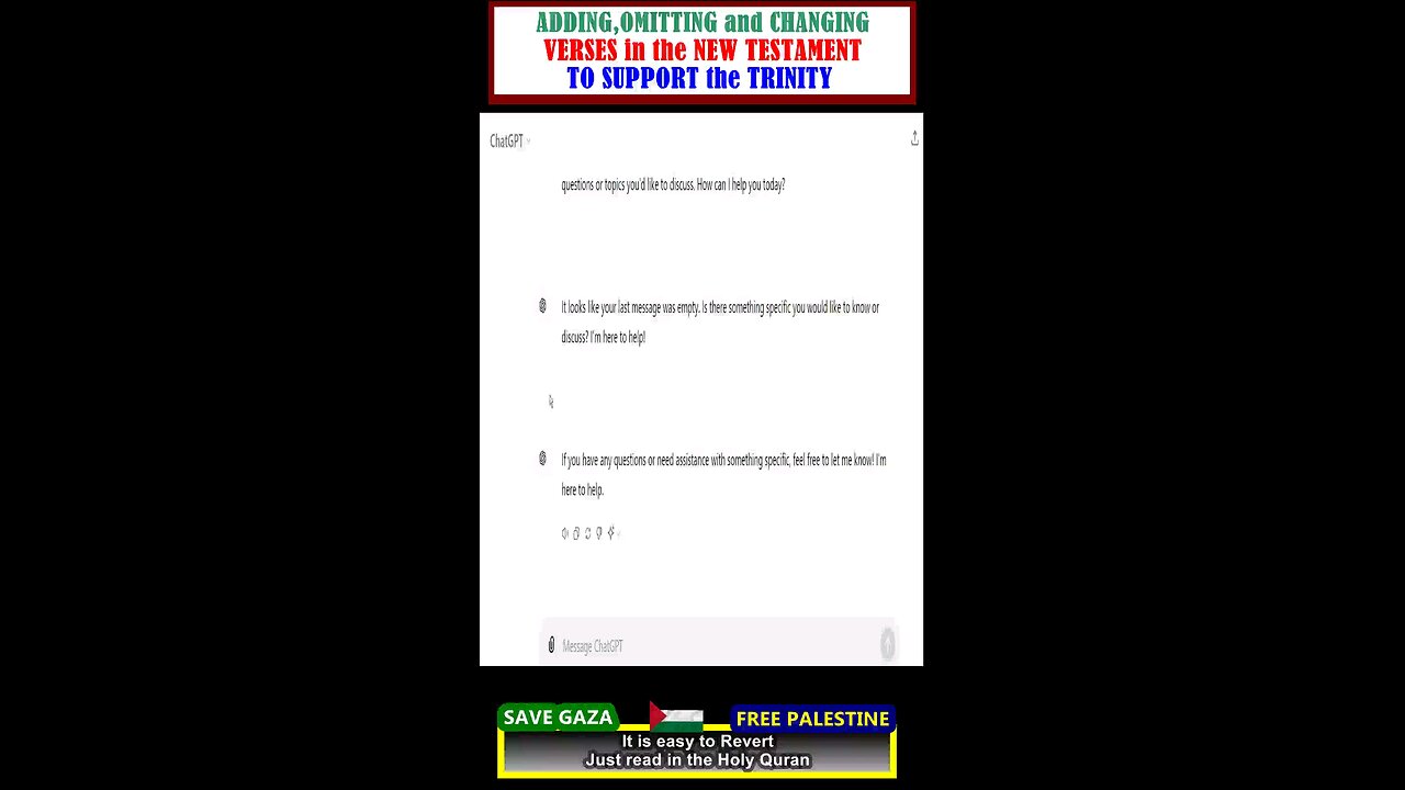 ADDING,OMITTING, and CHANGING VERSES in the NEW TESTAMENT to SUPPORT the TRINITY #why_islam