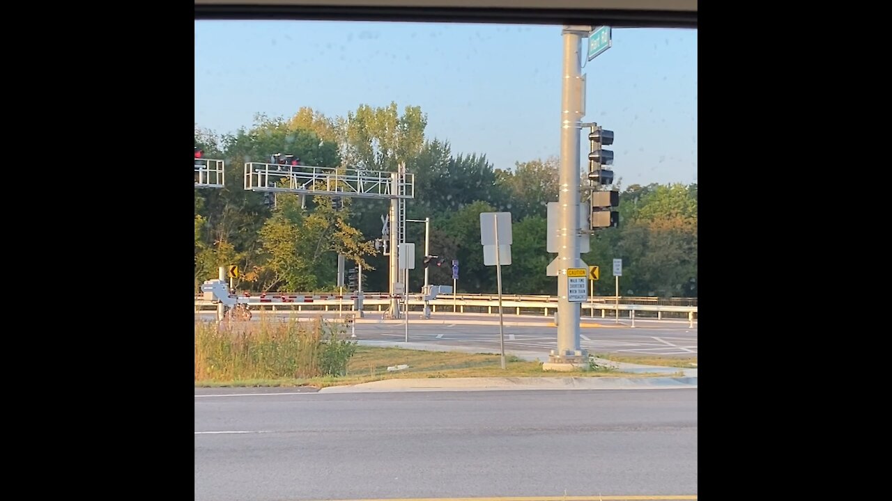 Metra Arriving In Barrington