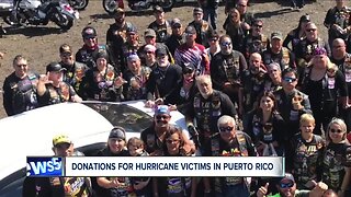 Latin American motorcycle group in Lorain collects donations for Hurricane Maria victims in Puerto Rico