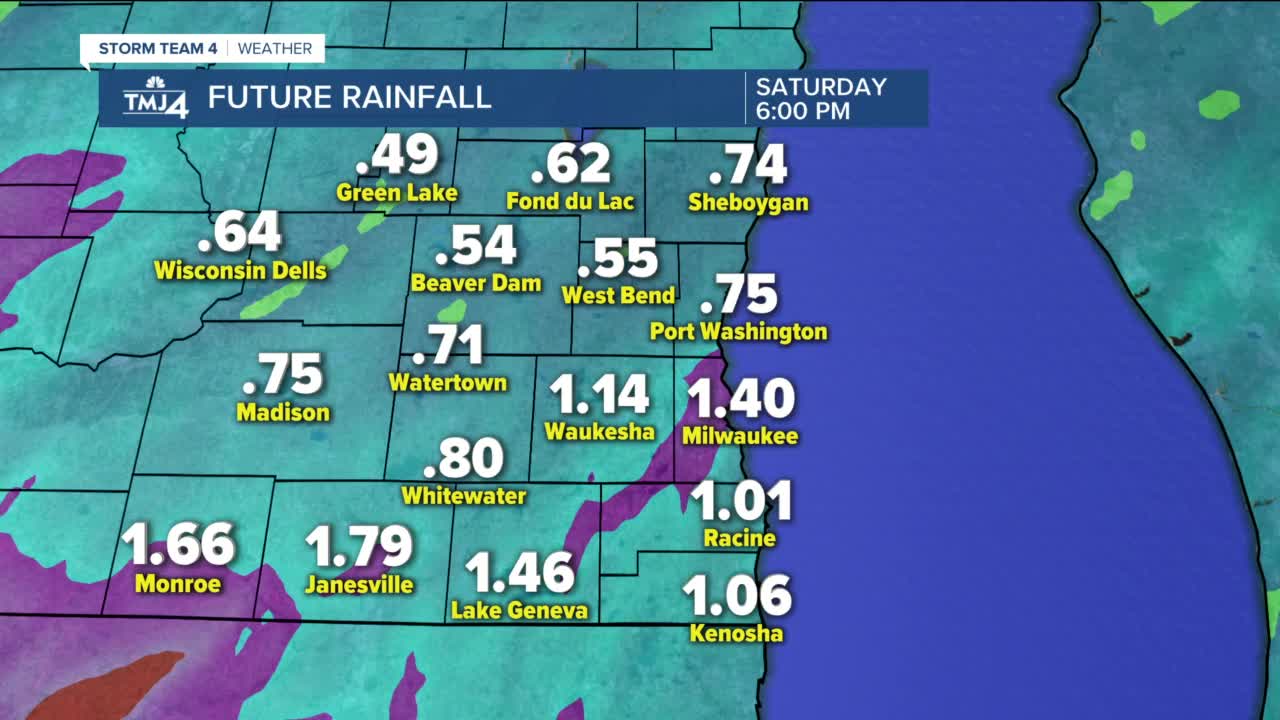 A cloudy and breezy start to the weekend this Friday