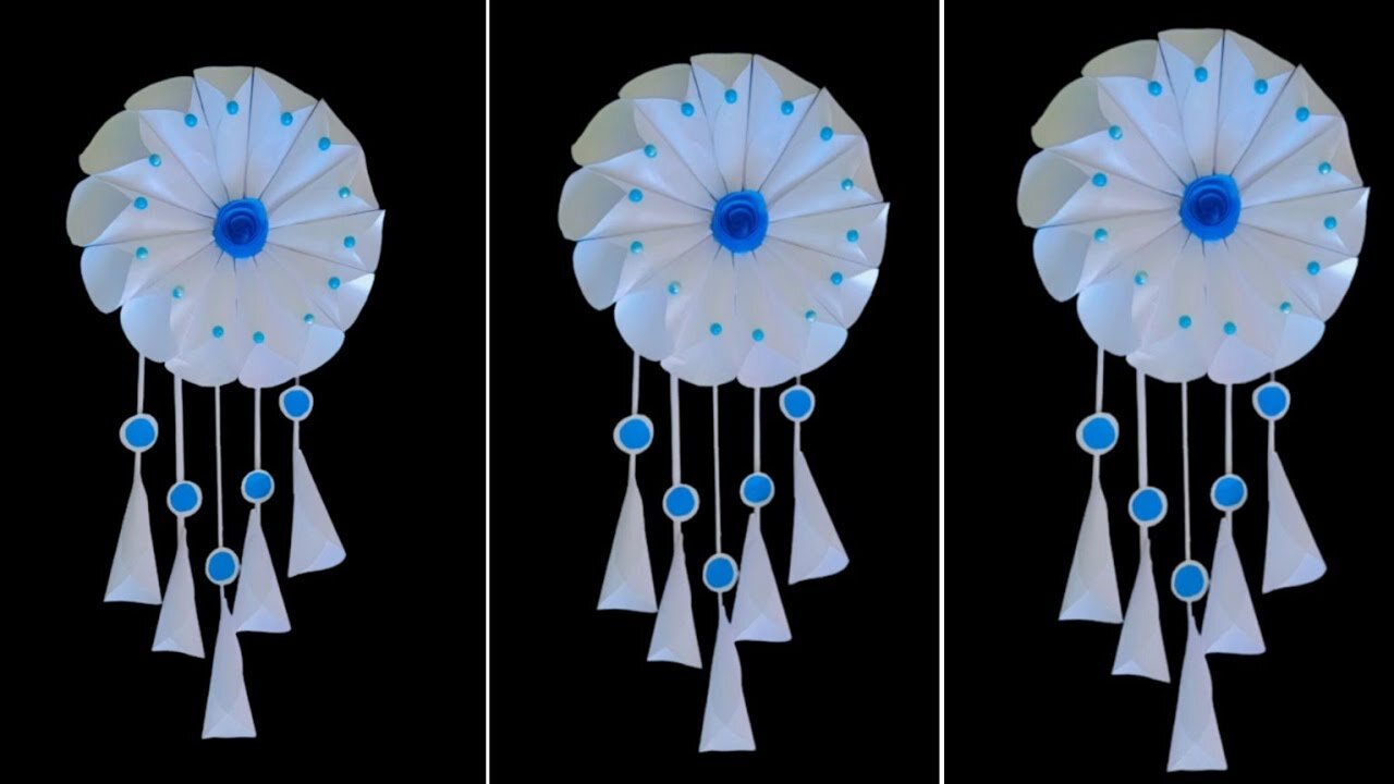 Easy and Quick Paper Wall Hanging Idea / Paper Craft Easy Wall Hanging / DIY