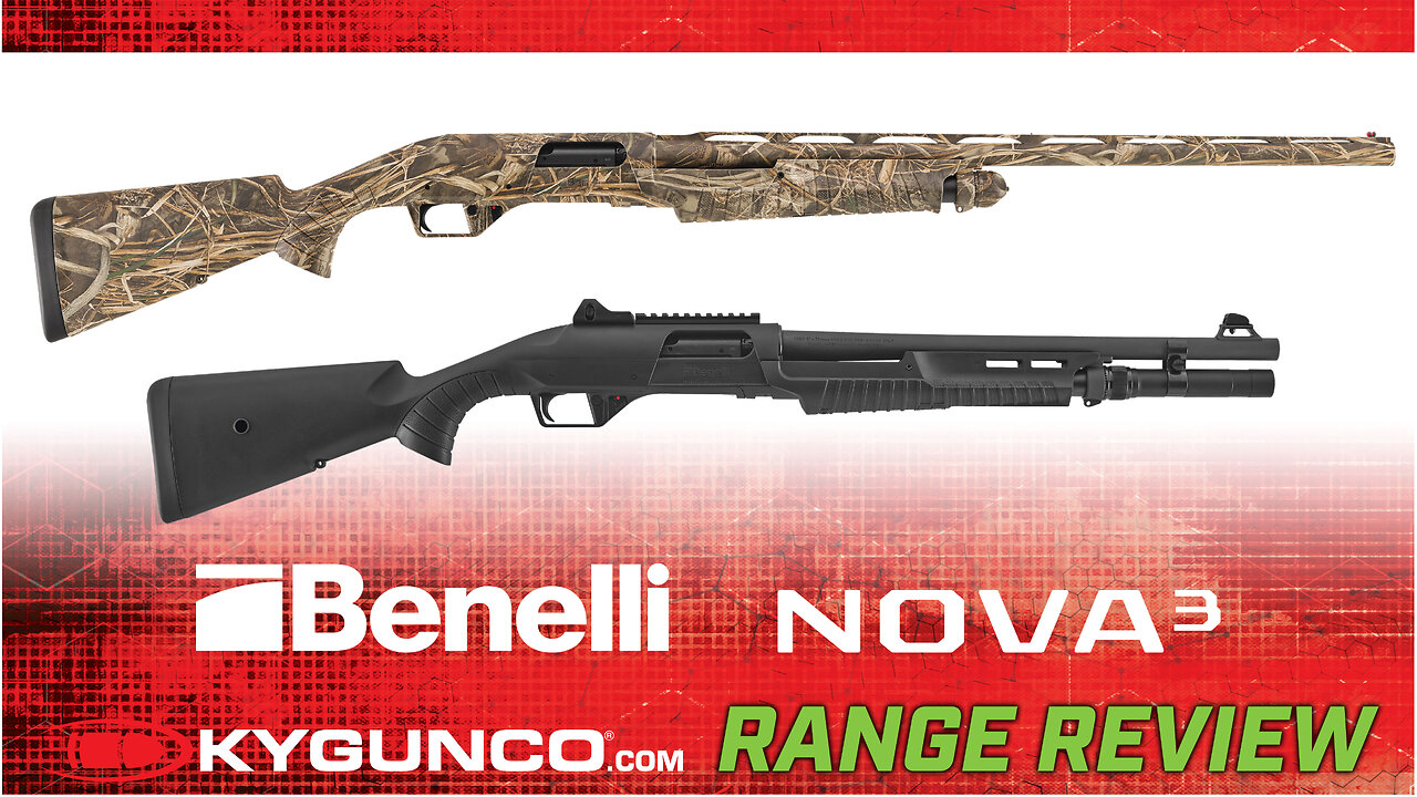 💥 Benelli Nova 3 Tactical Pump Shotgun - Range Review! 🎯