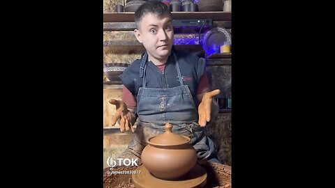 TRUE ART OF CREATIVITY👩‍🎨🫱🏺🫲MAKING AN EARTHWARE VESSEL🪔⚱️💫
