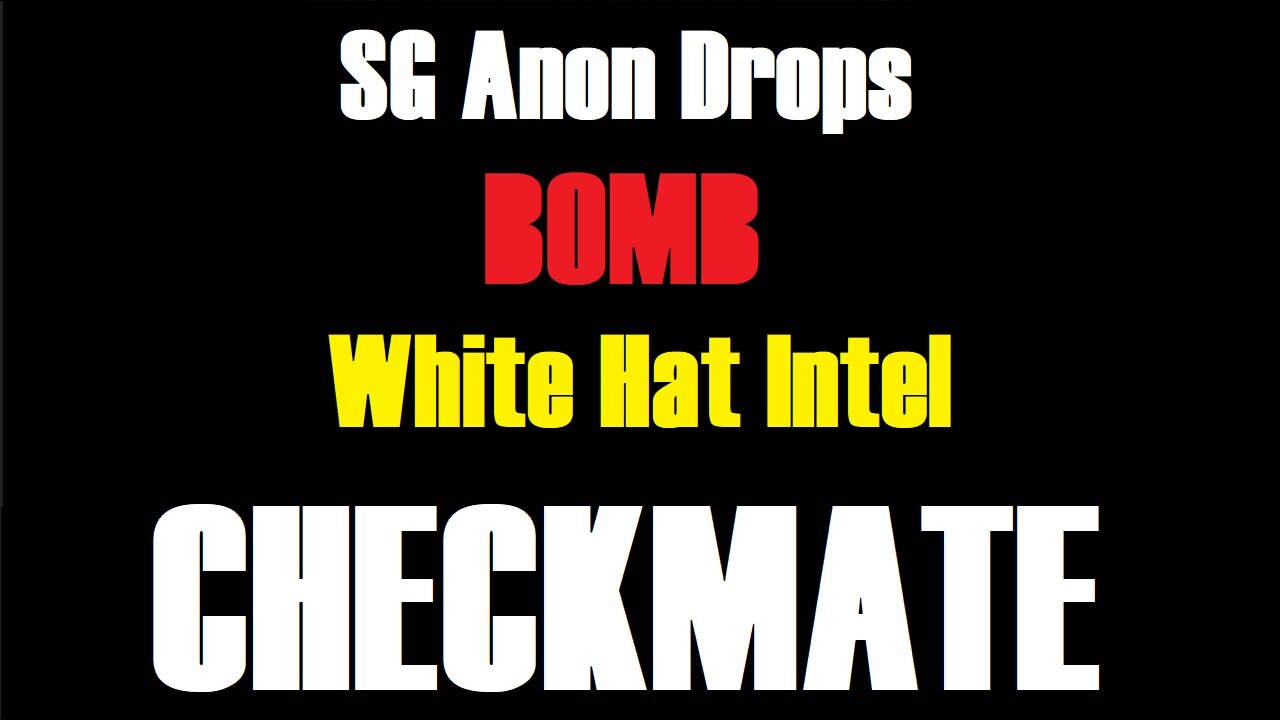 SG Anon Drops BOMB 7/24/24: White Hat Intel! Trump's Next Move - CHECKMATE!