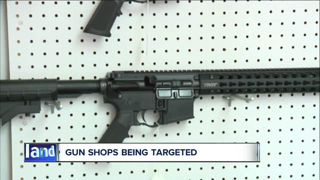 What some gun shop owners do to cut down on the chances of having their weapons stolen