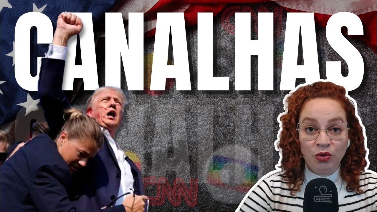 Paula Marisa - Atentado contra Trump e a CANALHICE da mídia