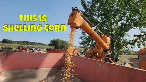 Shelling Corn at the Lake Region Threshing Show