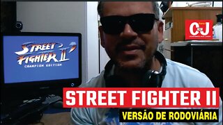 Jogando Street Fighter 2 de rodoviária!