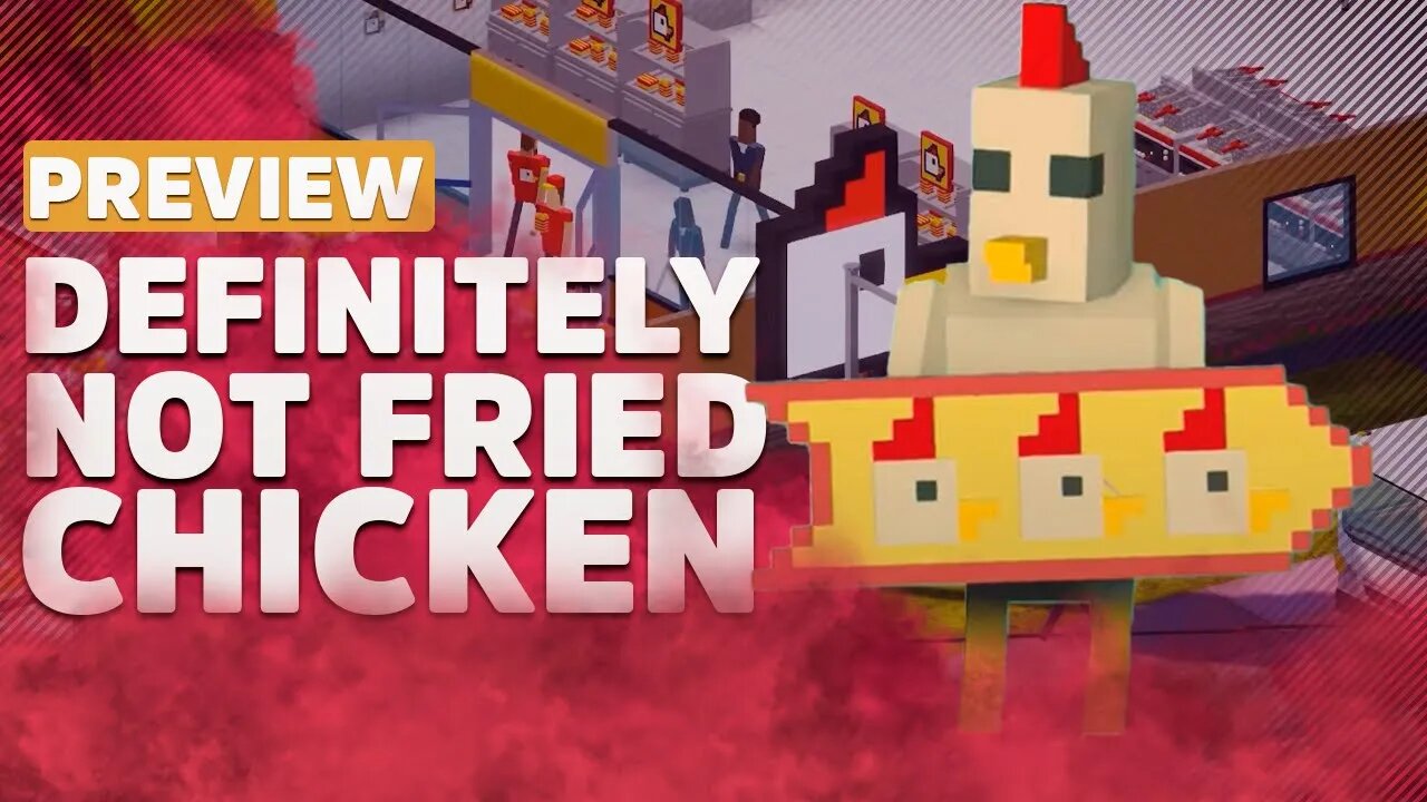 Definitely Not Fried Chicken é um jogo DIFERENTE de TUDO que você já jogou! | Preview