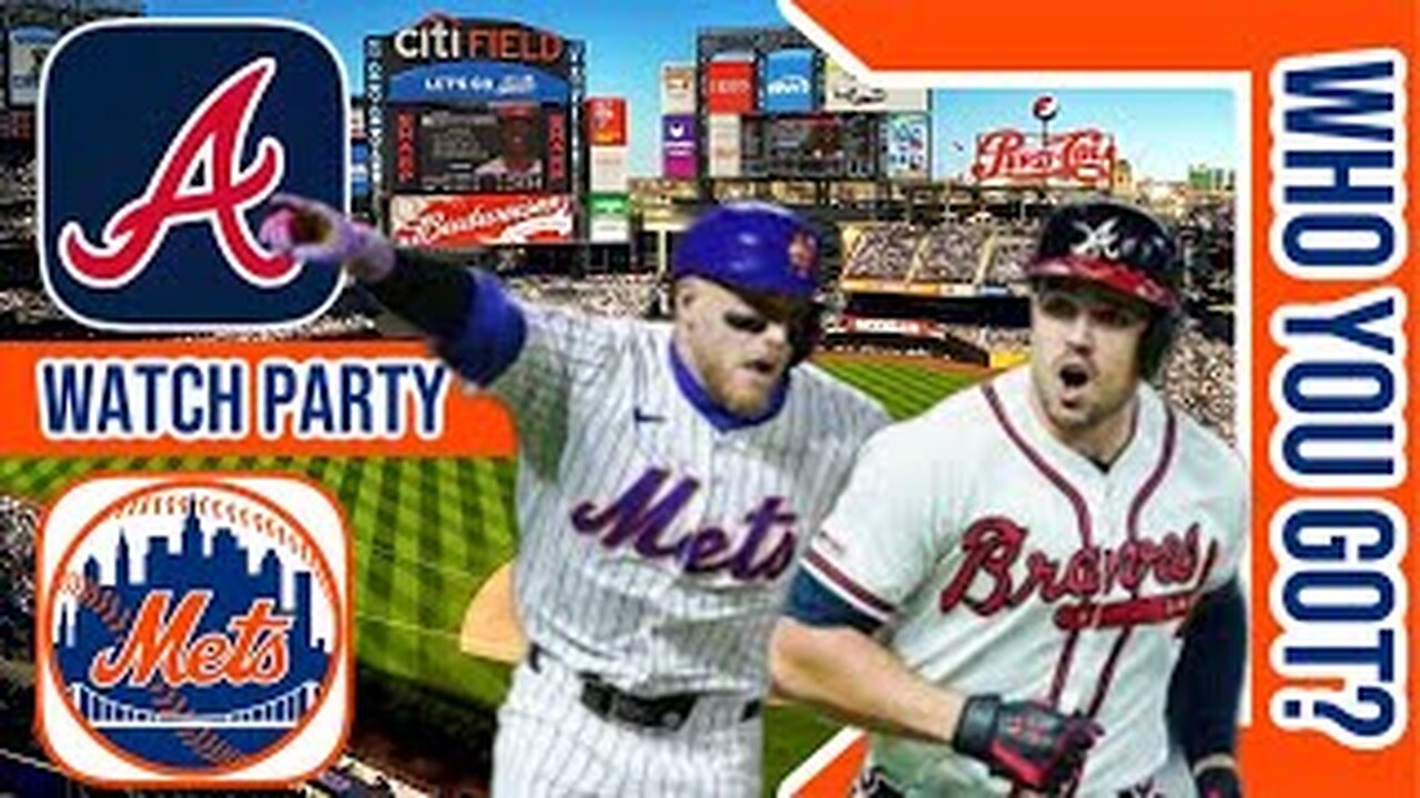 Atlanta Braves vs New York Mets | Live Play by Play & Reaction Stream 3D Sim | MLB 2024 Game 101