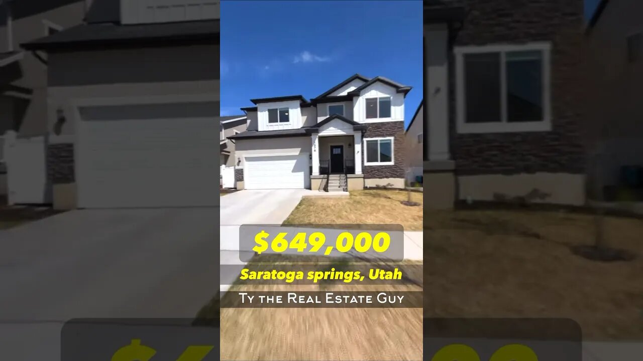 SEXY HOME FOR SALE Saratoga Springs Utah #HomeTour #utahhomesforsale