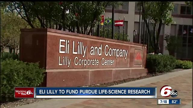 Eli Lilly to fund Purdue life-science research