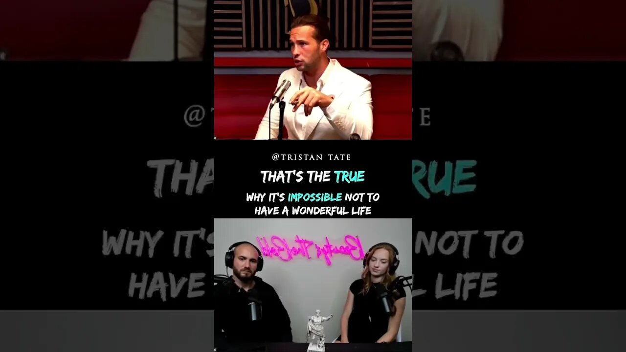 Tristan Tate Why It’s Impossible Not To Have A Wonderful Life #Shorts