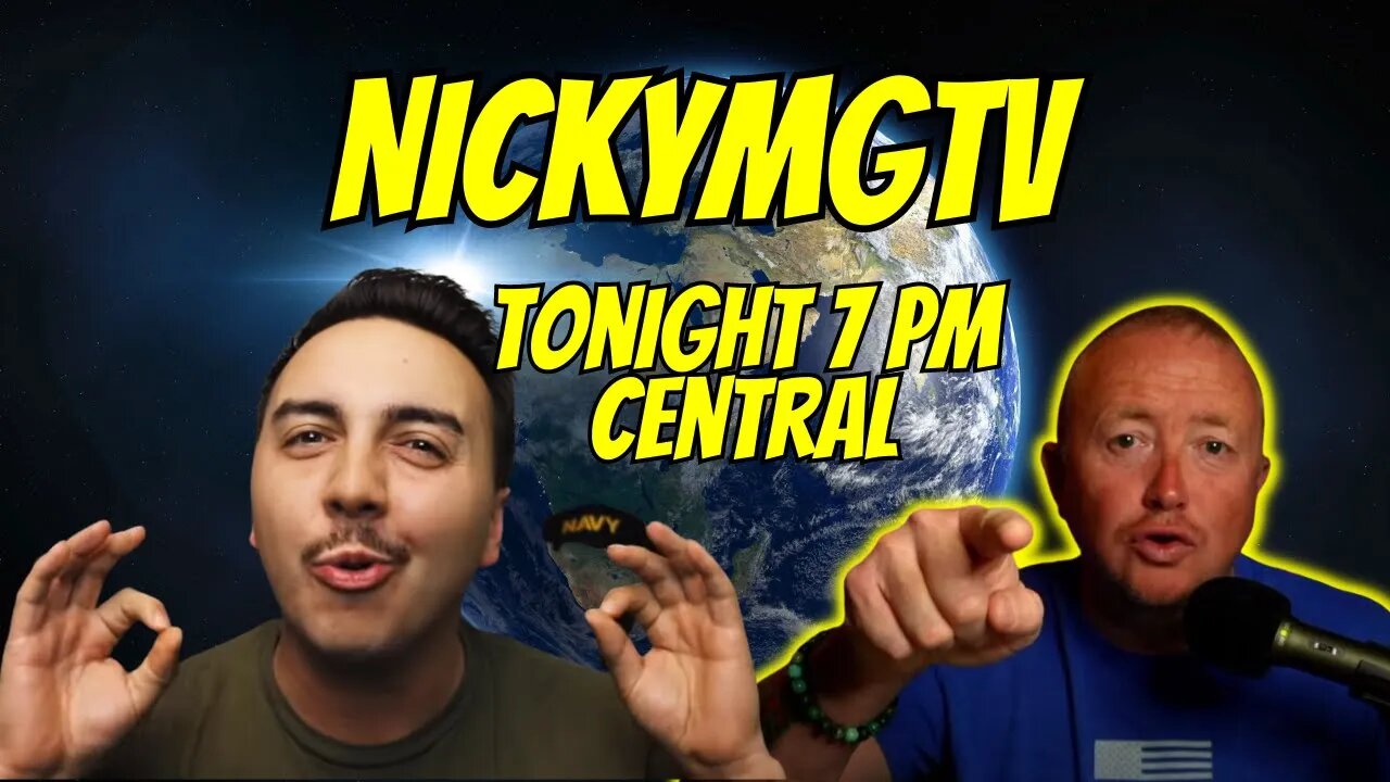 Wednesday night LIVE: NICKY MGTV NAVY !