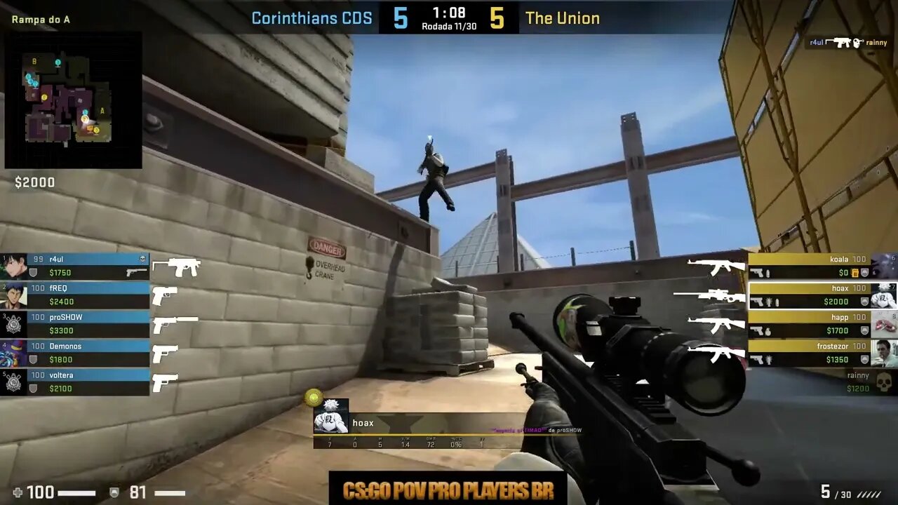 CSGO POV The Union hoax (21/12) vs Corinthians (Vertigo) @ CCT South America Series 7