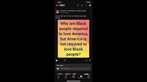 Why are black people require to love america but america is not required to love black people( fmfp)