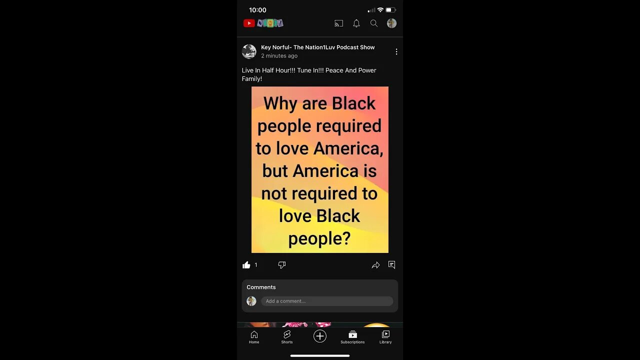 Why are black people require to love america but america is not required to love black people( fmfp)
