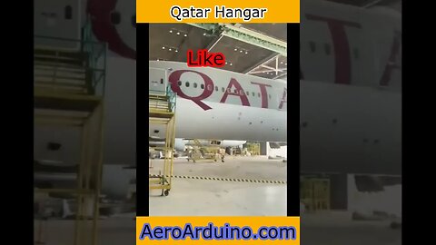 Qatar #Airways Hangar Maintenance #Aviation #AeroArduino