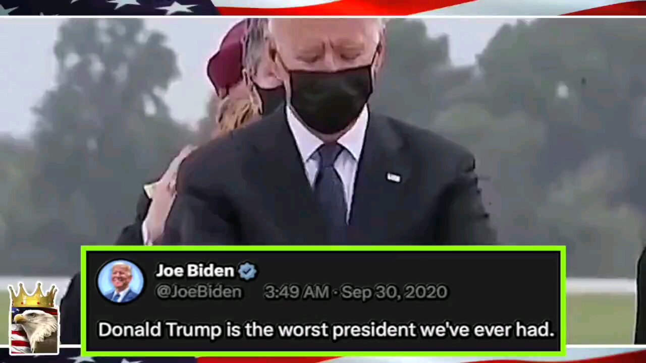 Ironic: In 2020 Biden tweeted Trump was the worst president ever... and then tried to destroy the US