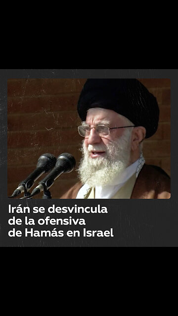 Irán niega su participación en el ataque de Hamás a Israel