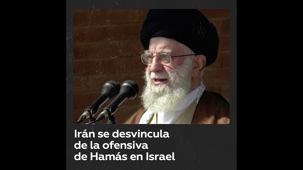 Irán niega su participación en el ataque de Hamás a Israel