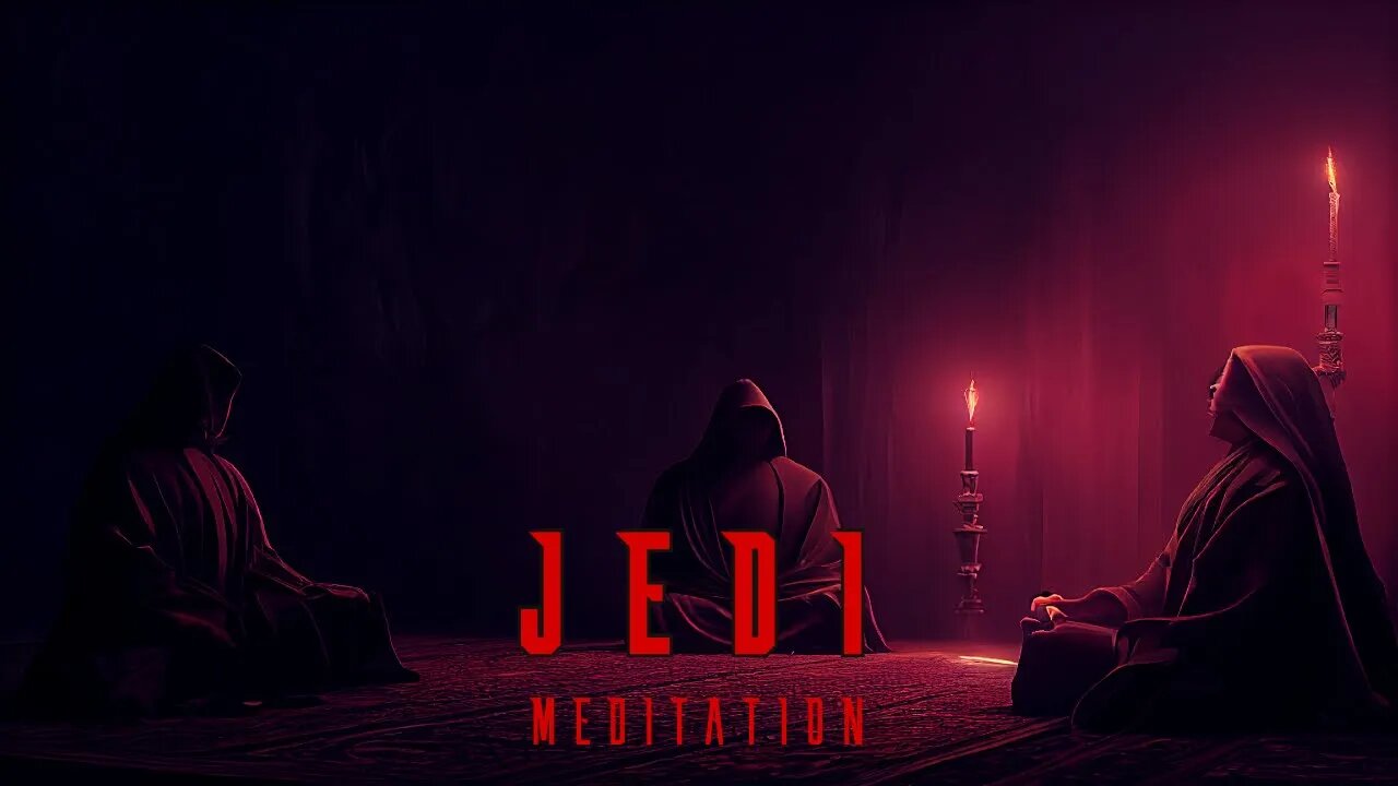 you're relaxing to a Jedi meditation