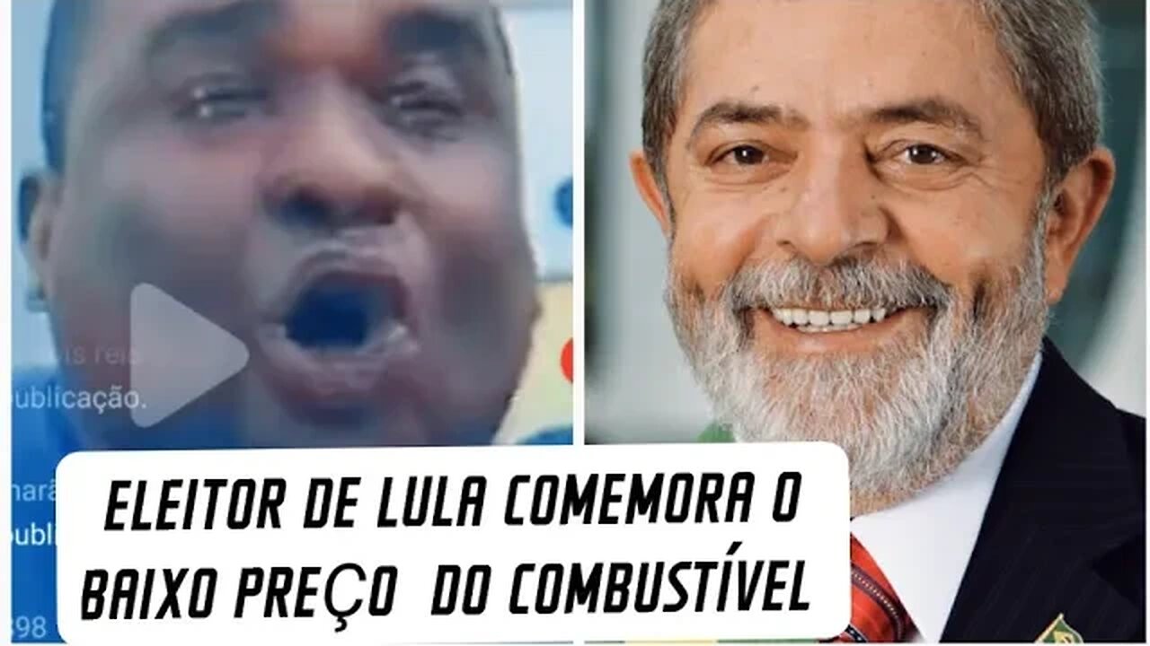 Eleitor do presidente Lula comemora o baixo preço do diesel e gasolina