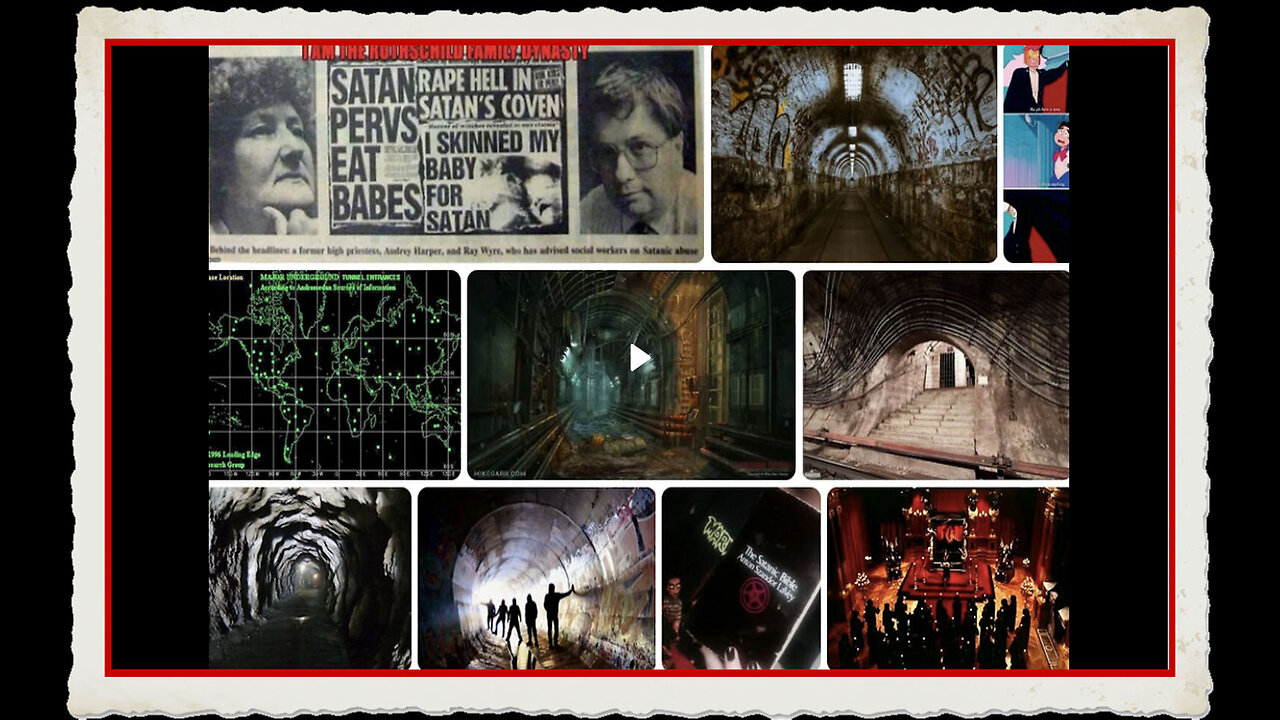 Levels of Underground Tunnels + Horrific Reality of What is Done to Kids in the Satanic System