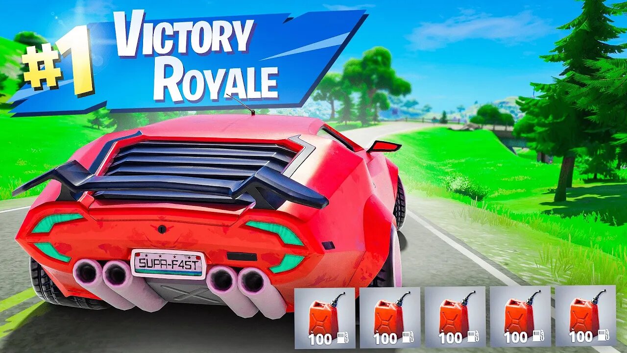 Fortnite But Staying in a CAR All Game