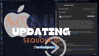 Gadget - Updating MacOS to Sequoia 15