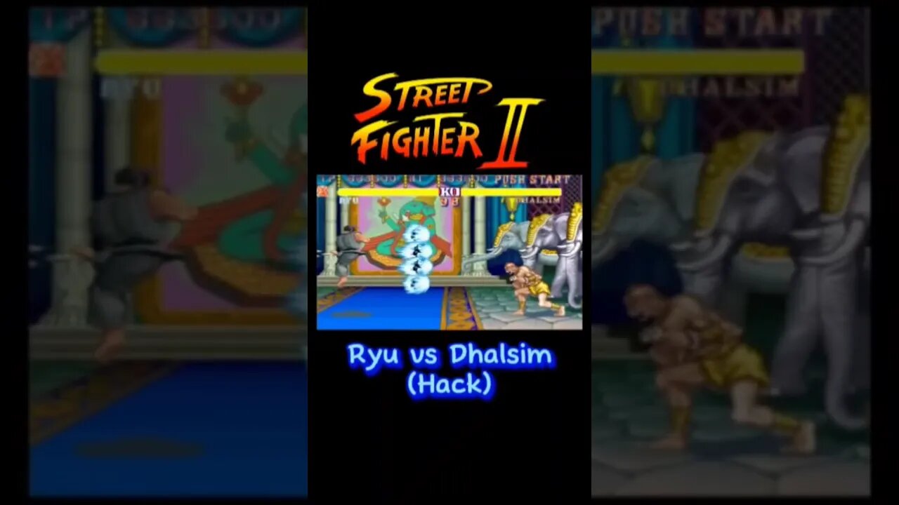 Street Fighter Ryu vs Dhalsim #youtubeshorts #ytshorts #trending #gaming #viral #streetfighter #ryu