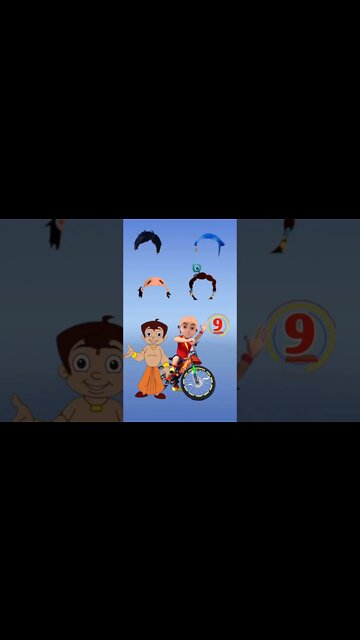 Match The Right Head | Shiva | Chota Bheem | #shorts #ytshorts #bhoot #cartoon #trending #shiva