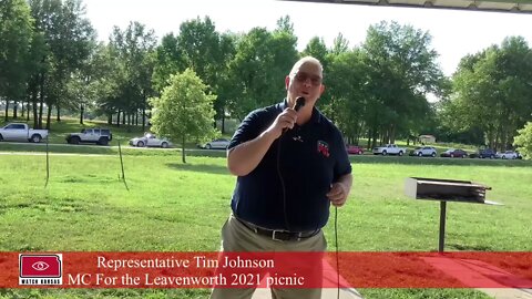 Secretary Of state Scott Schwab at the Leavenworth 2021 picnic￼